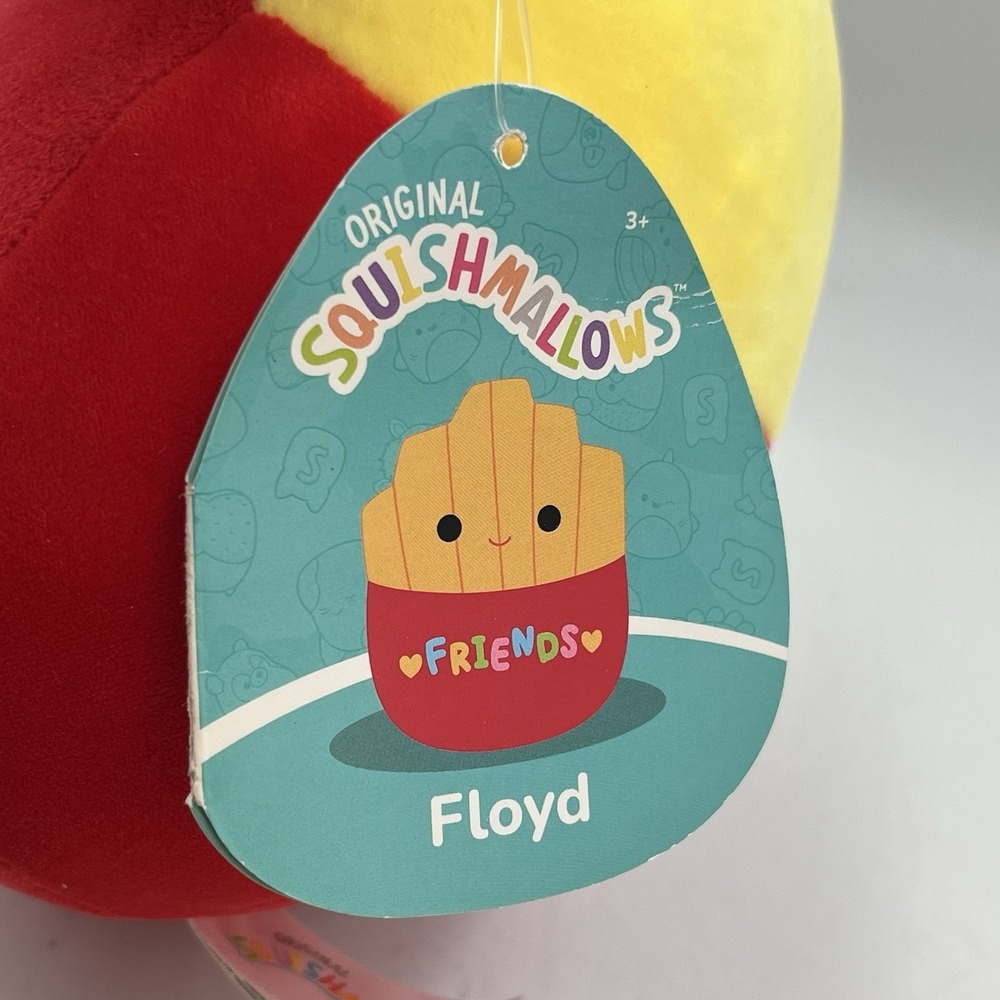 NEW Squishmallows 8" Inch The French Fries Floyd Plush Toy Stuffed Animal - Picture 5 of 5